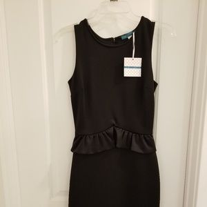 Pim + Larkin peplum LBD